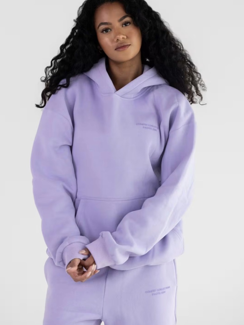 Comfrt Collection Pastel Edit Hoodie Size Small Lavender